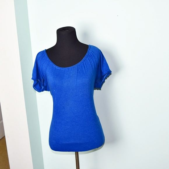 American Eagle Outfitters Tops - American Eagle Flowy Navy Top